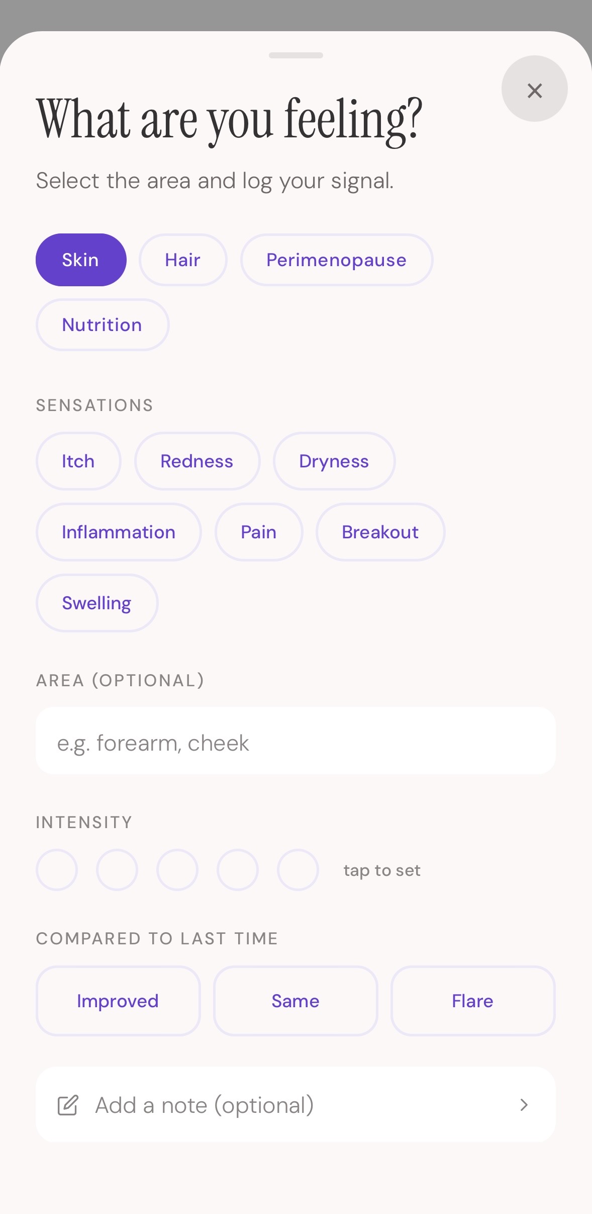 Capturing symptoms in Kaya